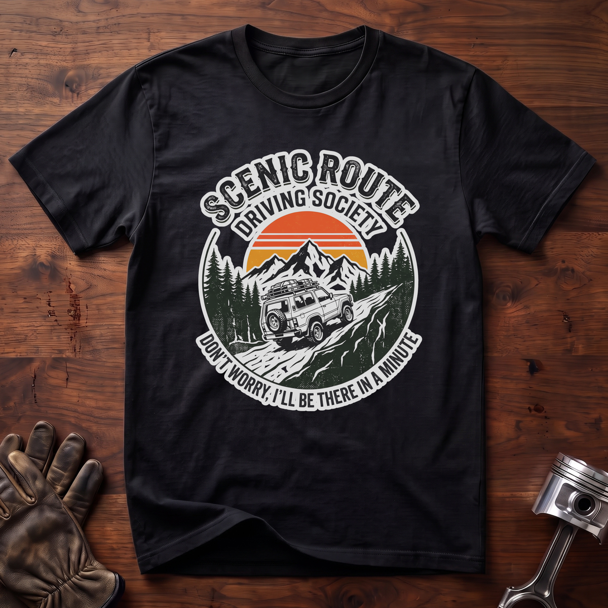 Scenic Route Driving Society: Trail Edition T-Shirt
