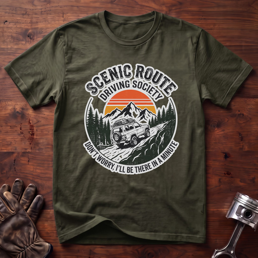 Scenic Route Driving Society: Trail Edition T-Shirt