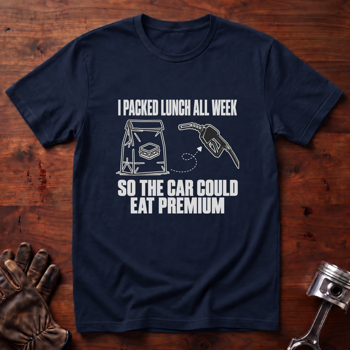 I Packed Lunch So The Car Could Eat Premium T-Shirt