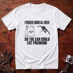 I Packed Lunch So The Car Could Eat Premium T-Shirt