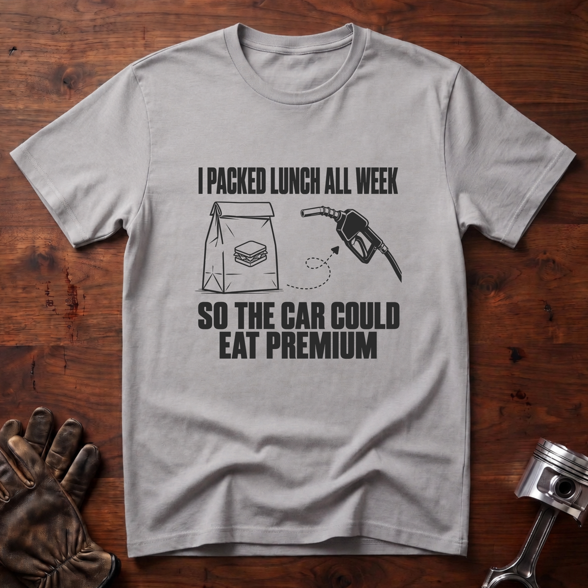 I Packed Lunch So The Car Could Eat Premium T-Shirt