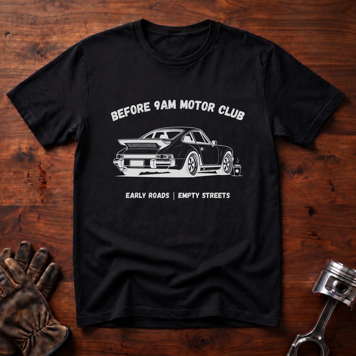 Before 9 AM Motor Club T-Shirt