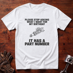 What I Want For My Birthday T-Shirt