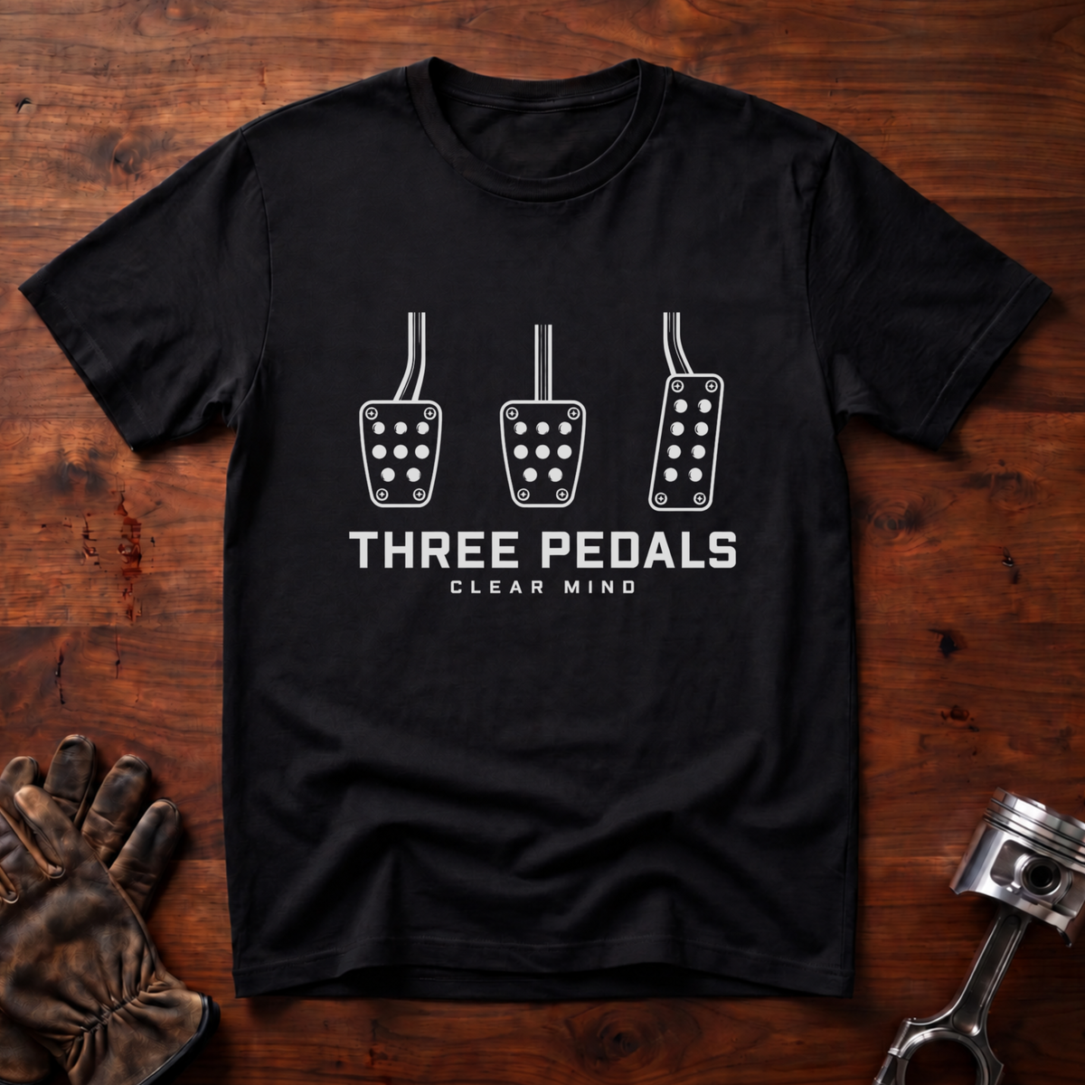 Three Pedals, Clear Mind T-Shirt