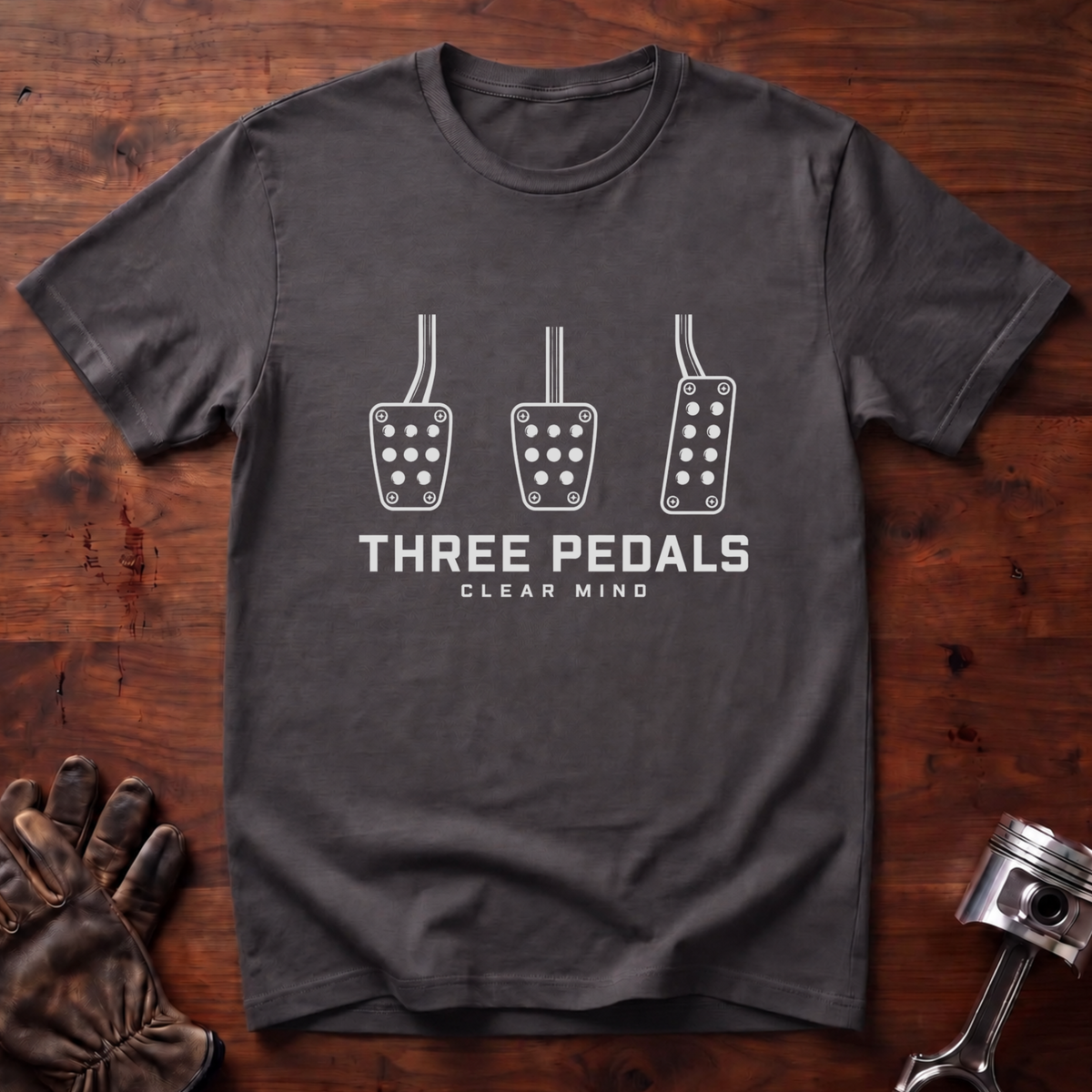 Three Pedals, Clear Mind T-Shirt