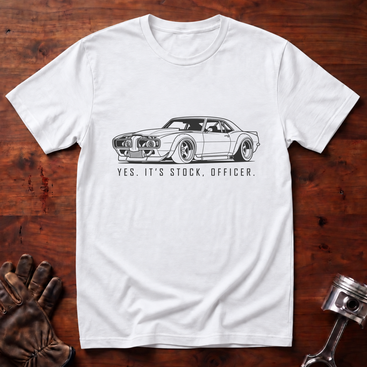 Yes, It's Stock, Officer T-Shirt