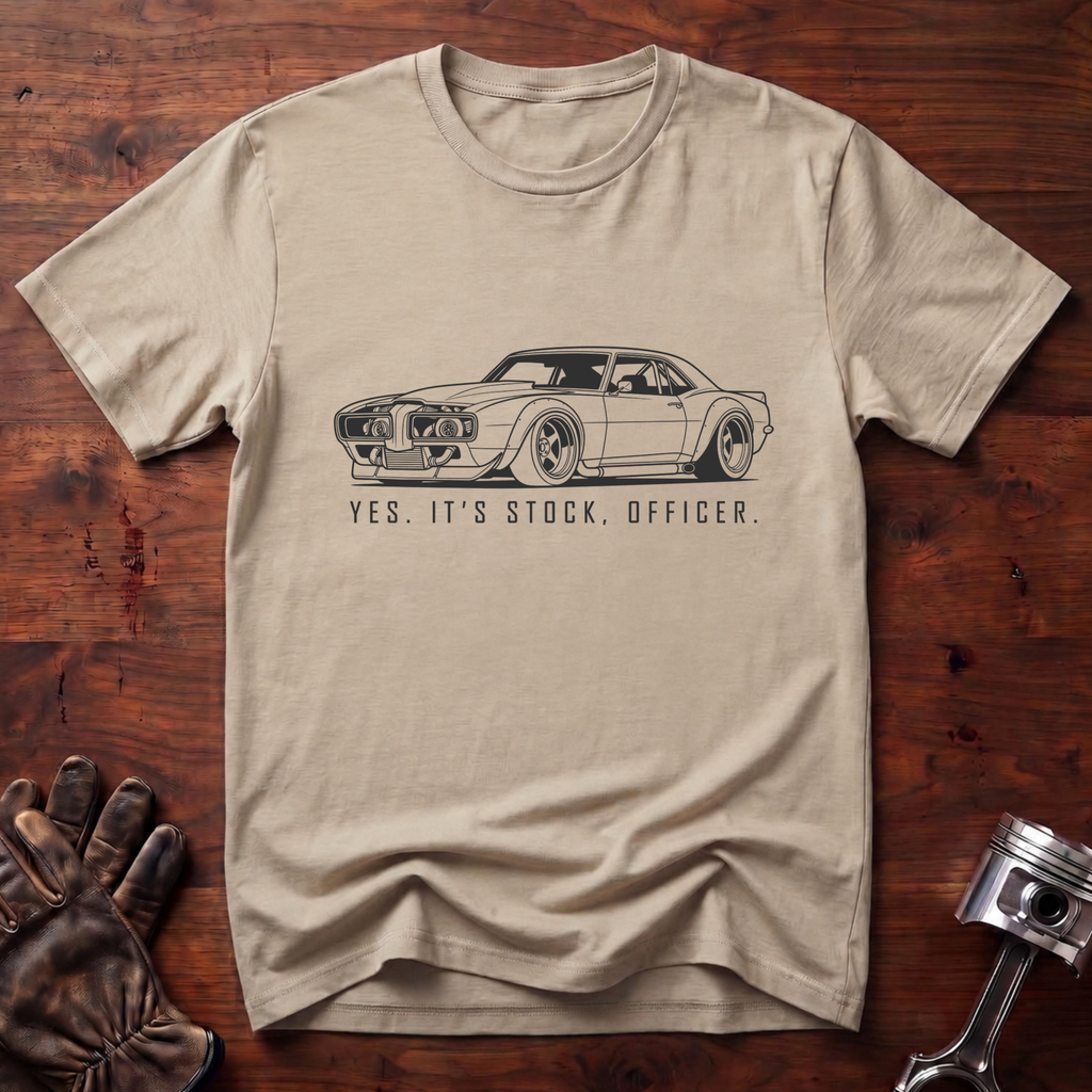 Yes, It's Stock, Officer T-Shirt