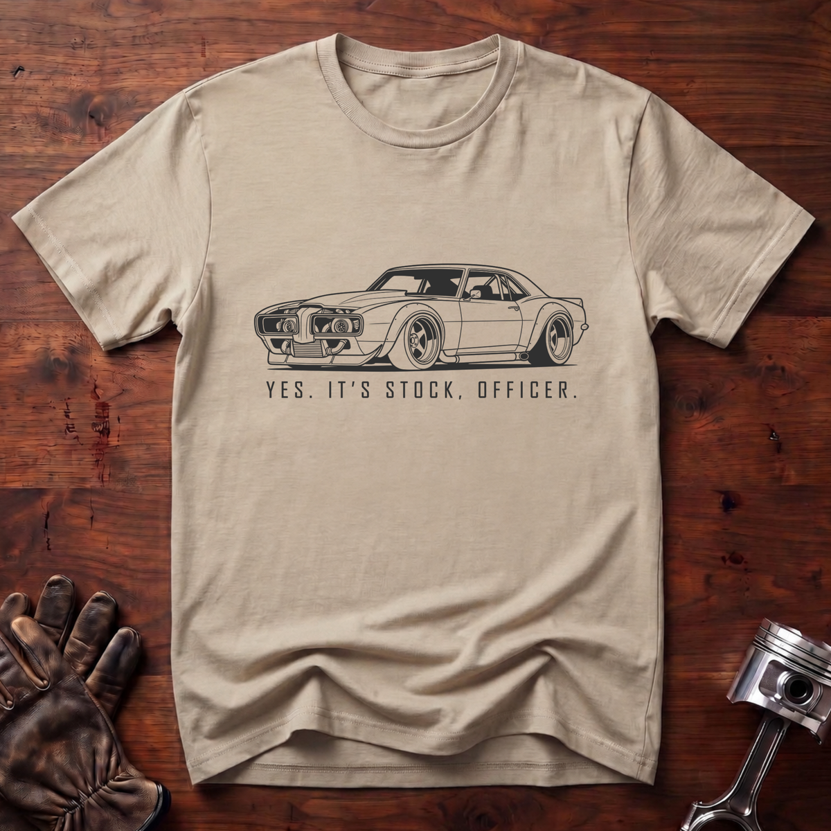 Yes, It's Stock, Officer T-Shirt