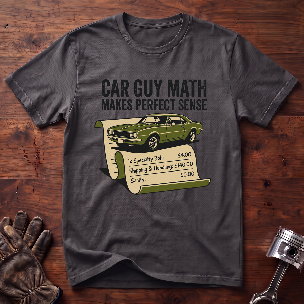 Car Guy Math Makes Perfect Sense T-Shirt