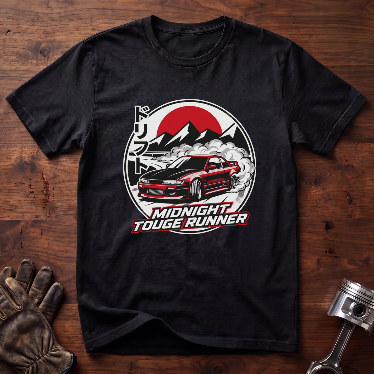 "Drift" Midnight Touge Runner Nissan Silvia T-Shirt