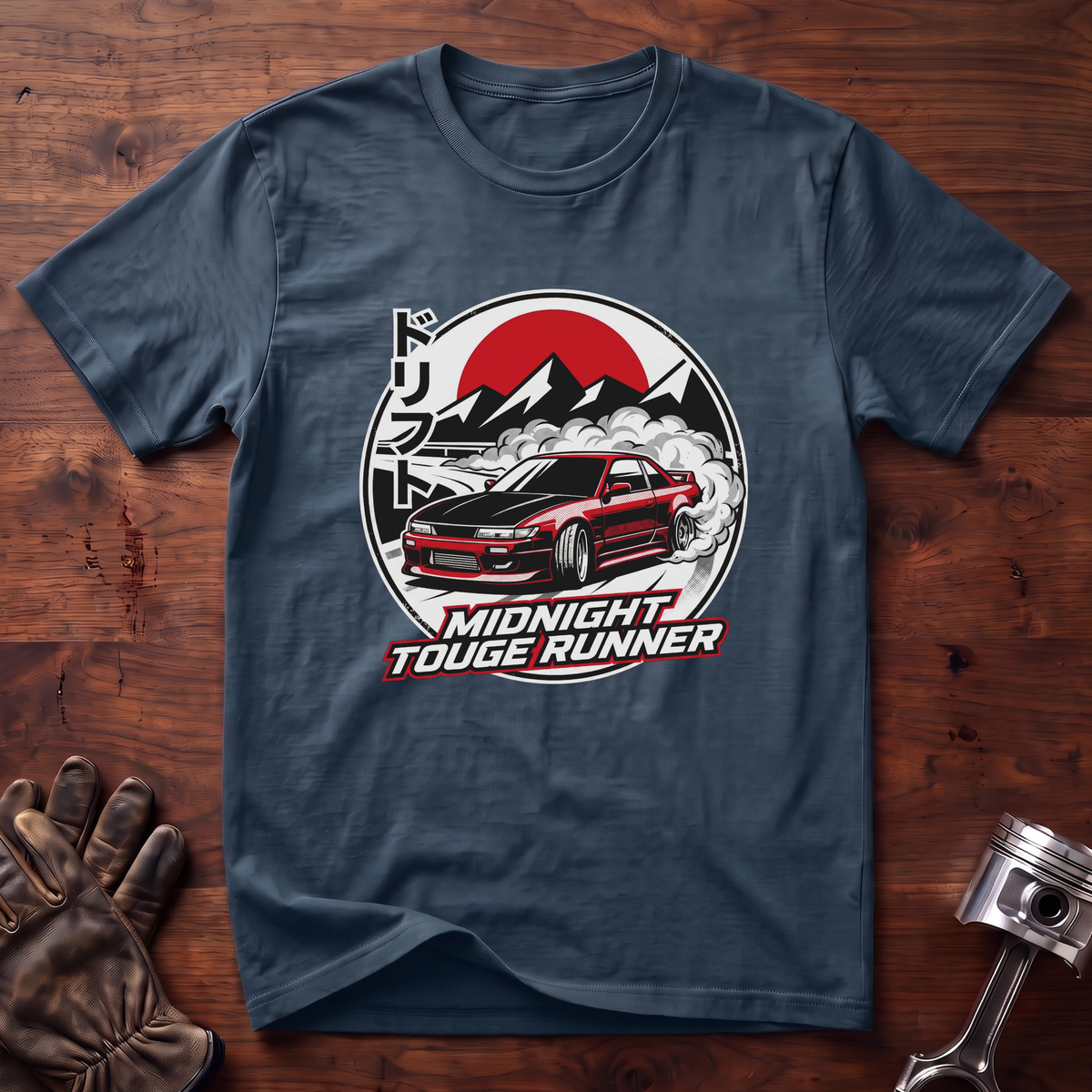 "Drift" Midnight Touge Runner Nissan Silvia T-Shirt
