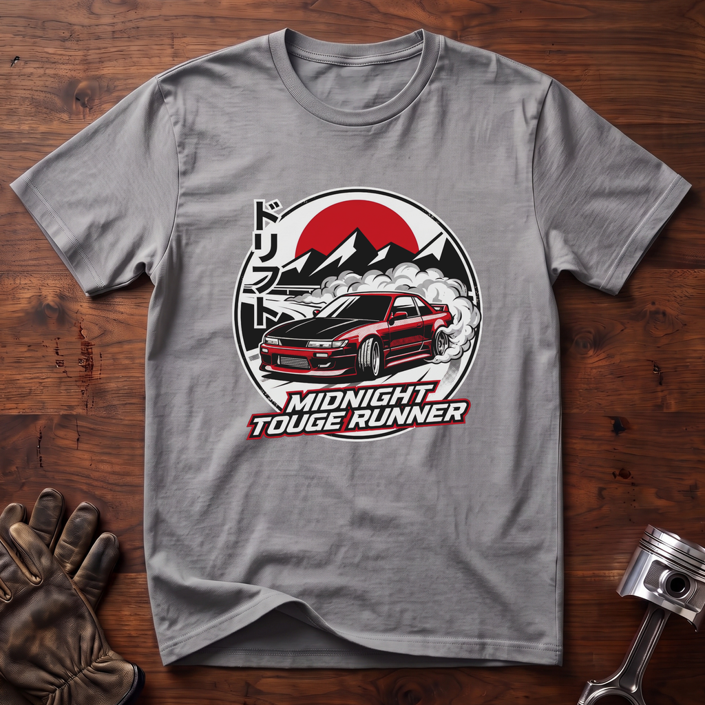 "Drift" Midnight Touge Runner Nissan Silvia T-Shirt