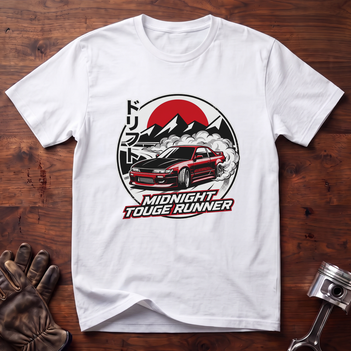 "Drift" Midnight Touge Runner Nissan Silvia T-Shirt