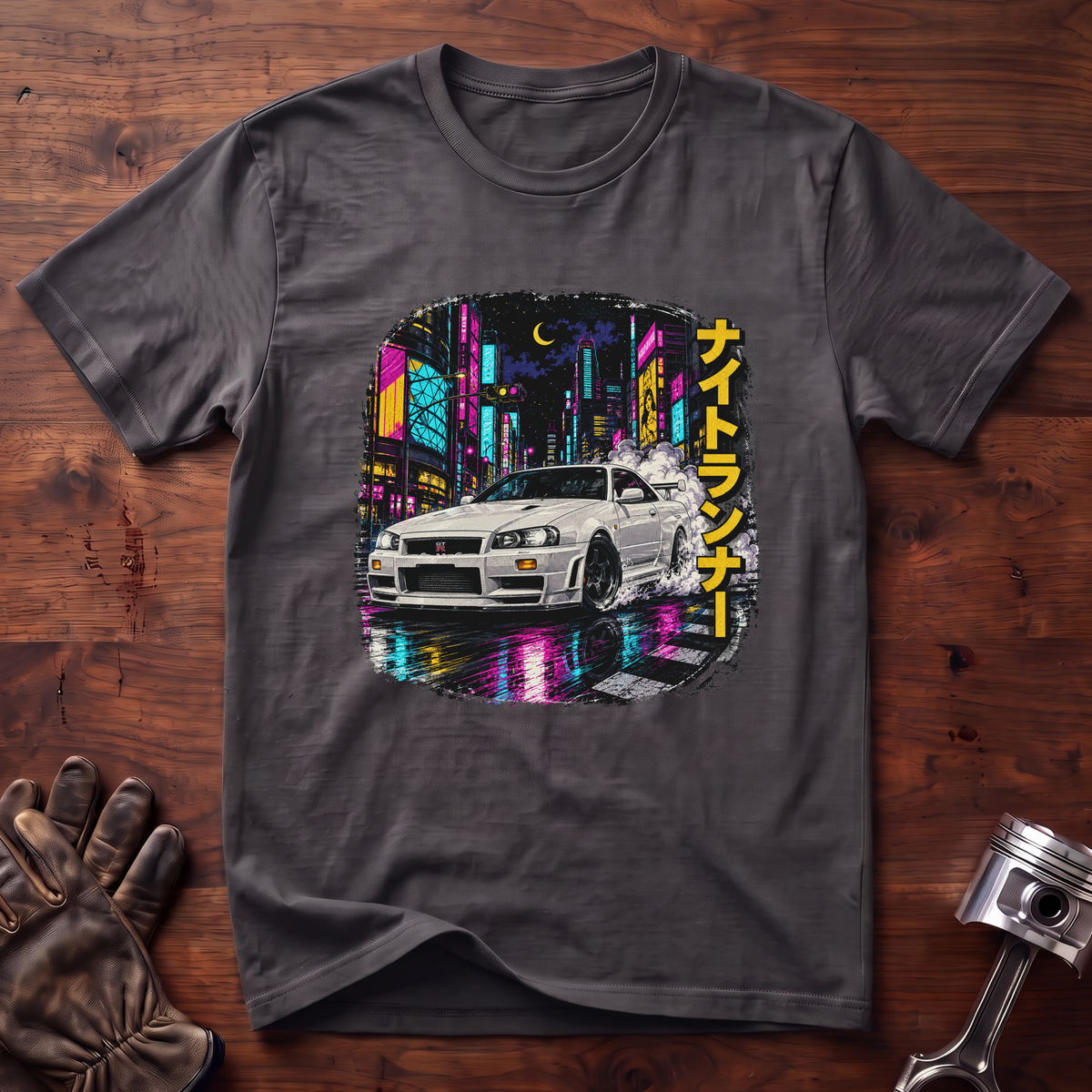 "Night Runner" Skyline T-Shirt