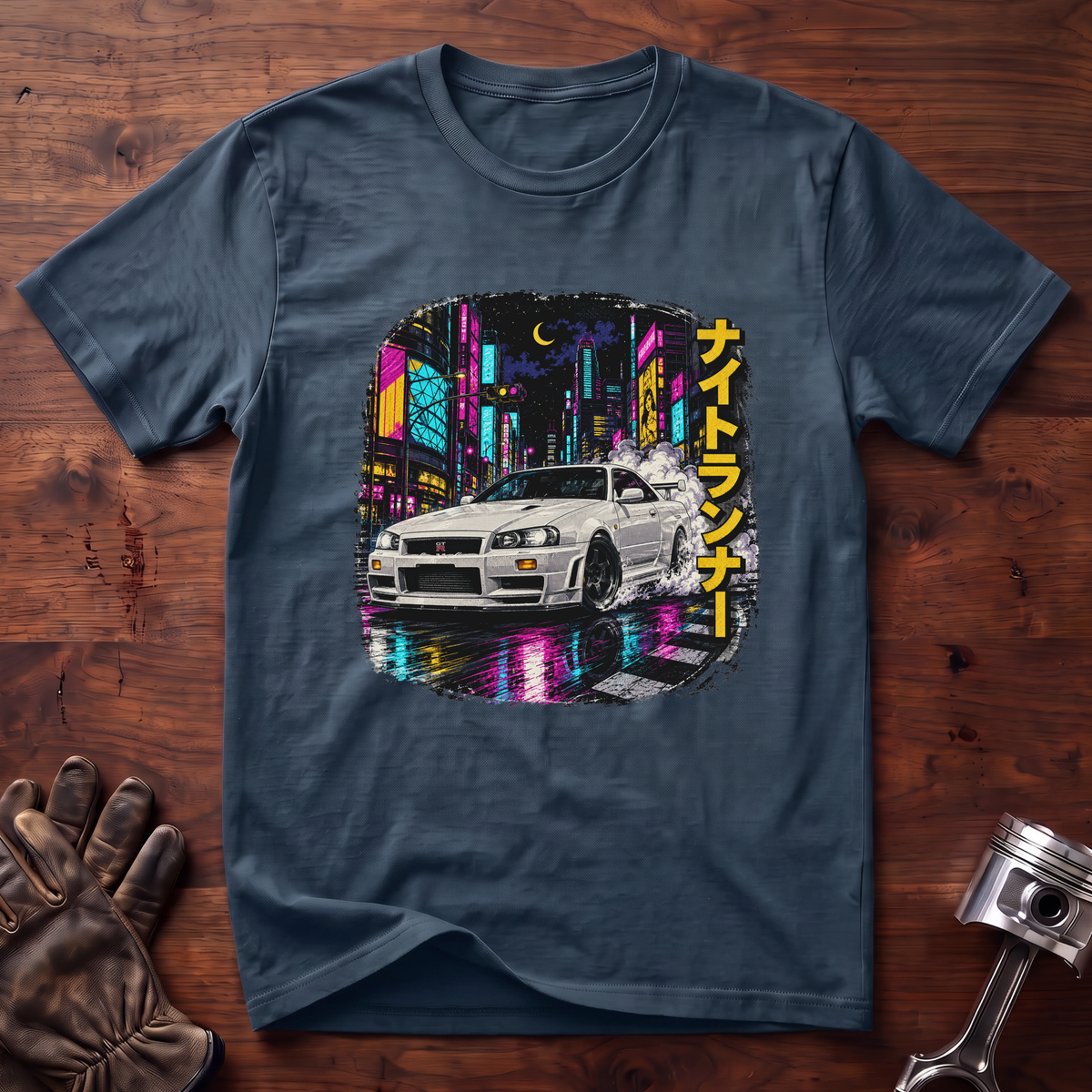 "Night Runner" Skyline T-Shirt