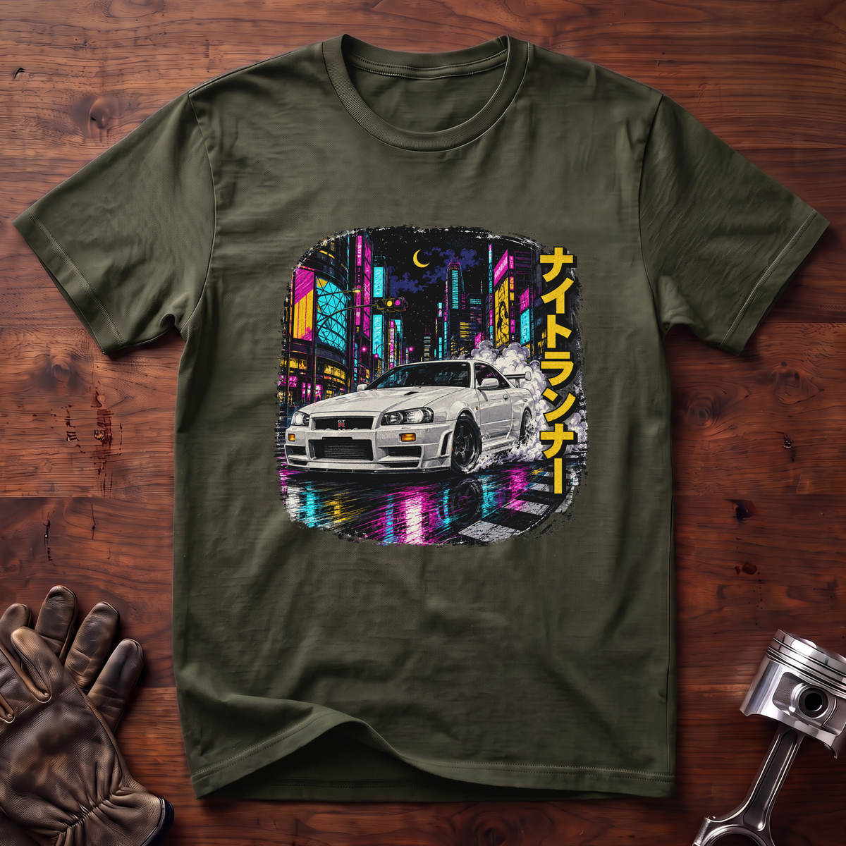 "Night Runner" Skyline T-Shirt