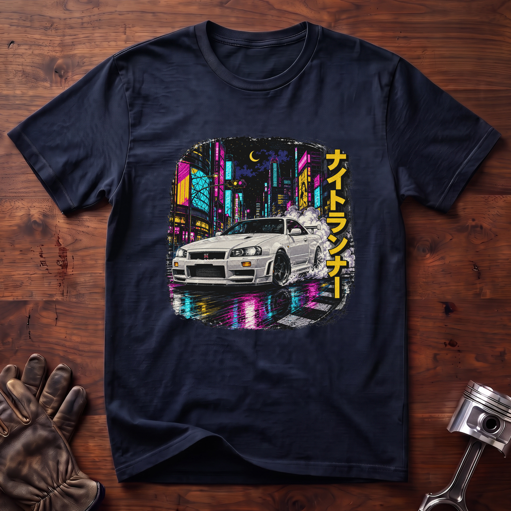 "Night Runner" Skyline T-Shirt