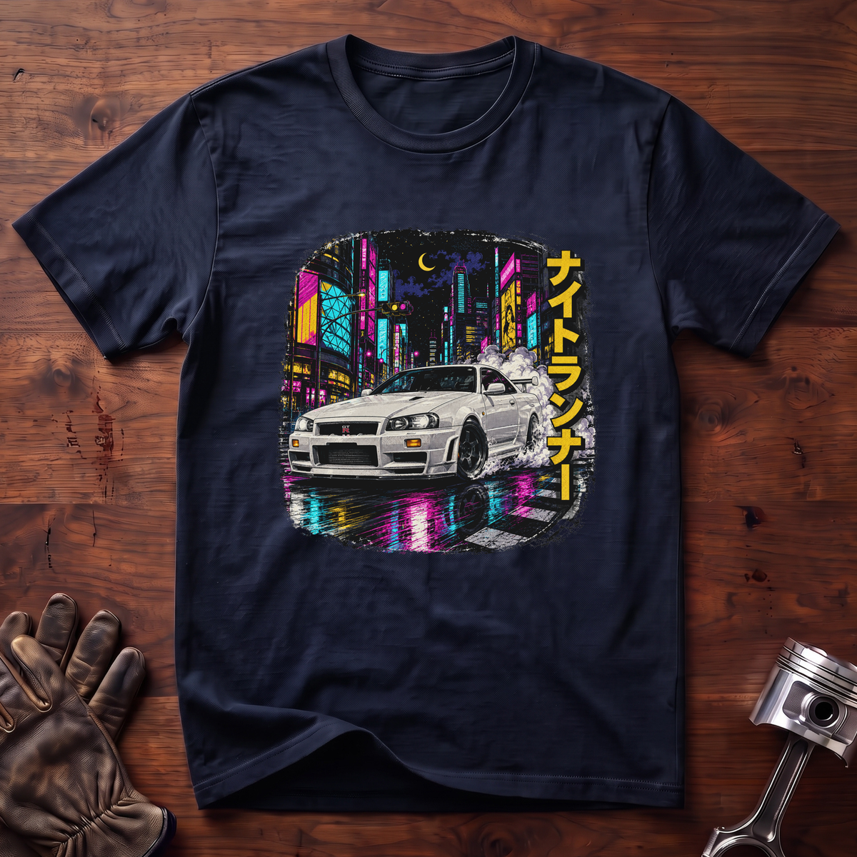 "Night Runner" Skyline T-Shirt