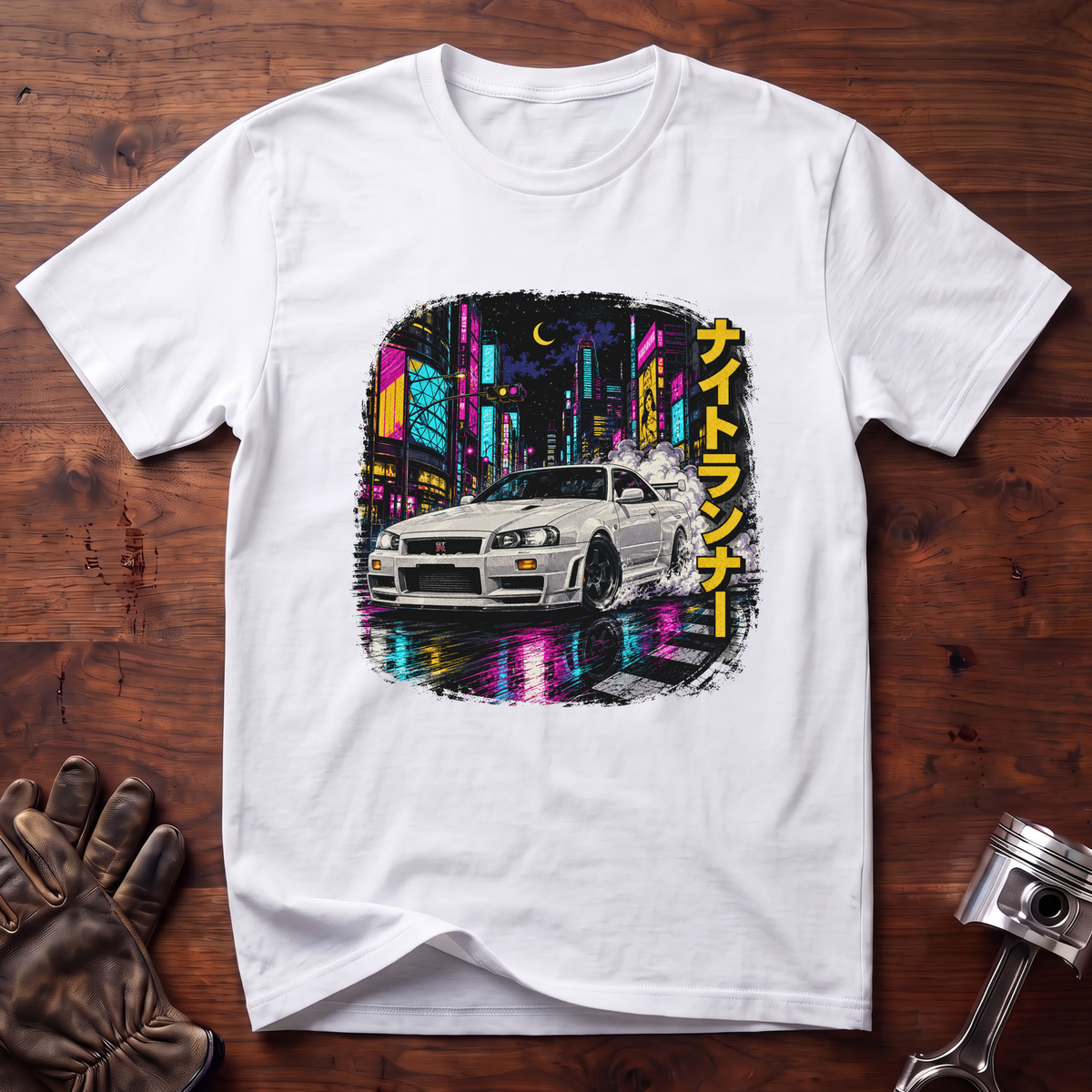 "Night Runner" Skyline T-Shirt